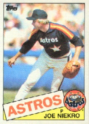 1985 Topps Baseball Cards      295     Joe Niekro